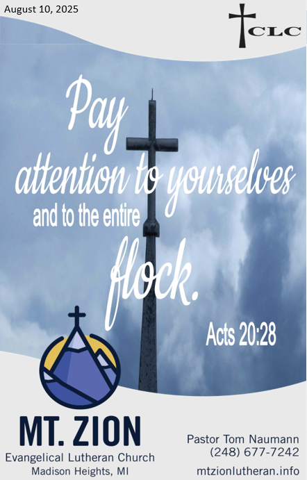 The Responsibilities of Church Membership – August 10, 2025