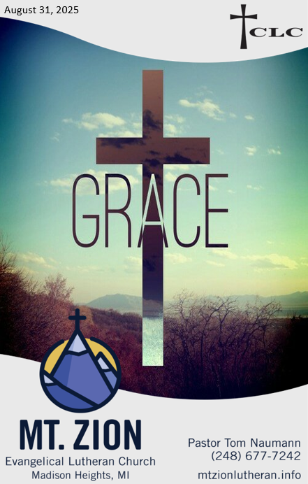 Amazing Grace through Faith – August 31, 2025