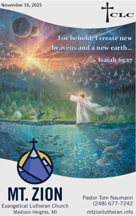 Coming Soon to an Eternity Near You – November 16, 2025