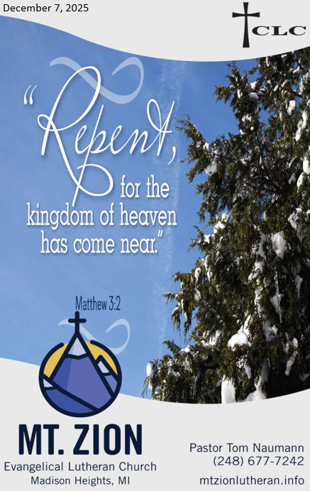 Repent, the Reign of Christ is Near!