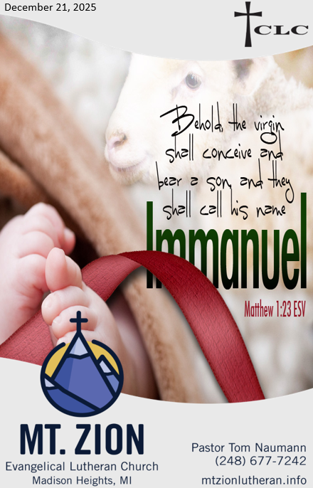 The Brilliance of His Names – December 21, 2025