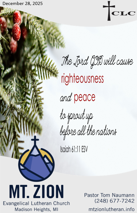 Christmas Isn’t Over Yet – December 28, 2025