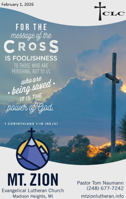 The Crux of the Cross – February 1, 2026